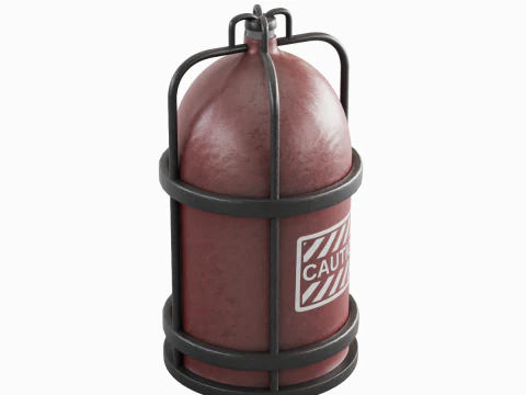 Gas Tank 01 3D Model