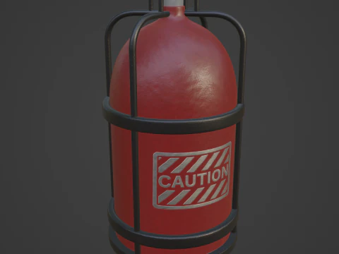 Gas Tank 01 3D Model