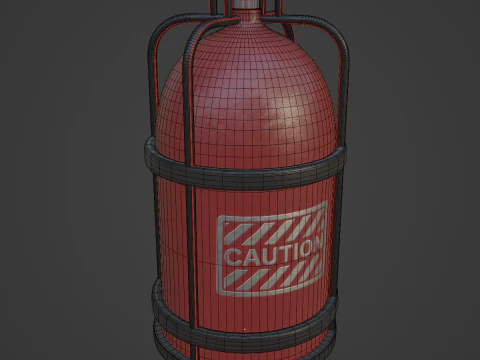 Gas Tank 01 3D Model