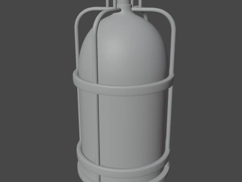 Gas Tank 01 3D Model