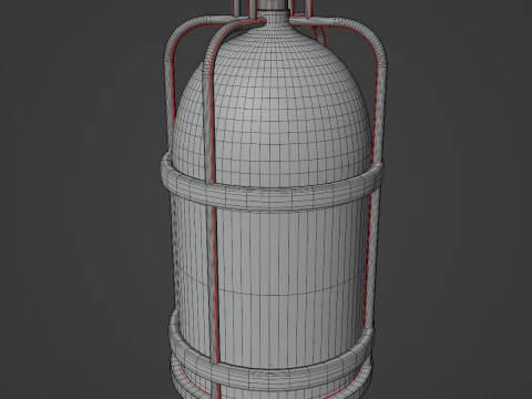Gas Tank 01 3D Model