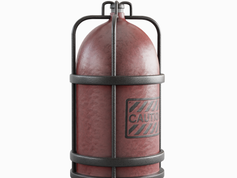 Gas Tank 02 Model 3D