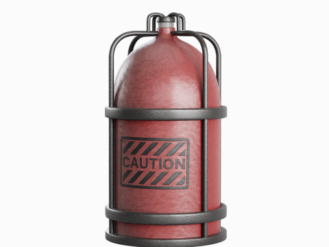 Gas Tank 02 Model 3D