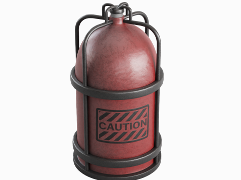 Gas Tank 02 Model 3D