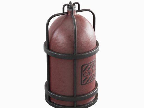 Gas Tank 02 Model 3D