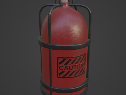 Gas Tank 02 Model 3D