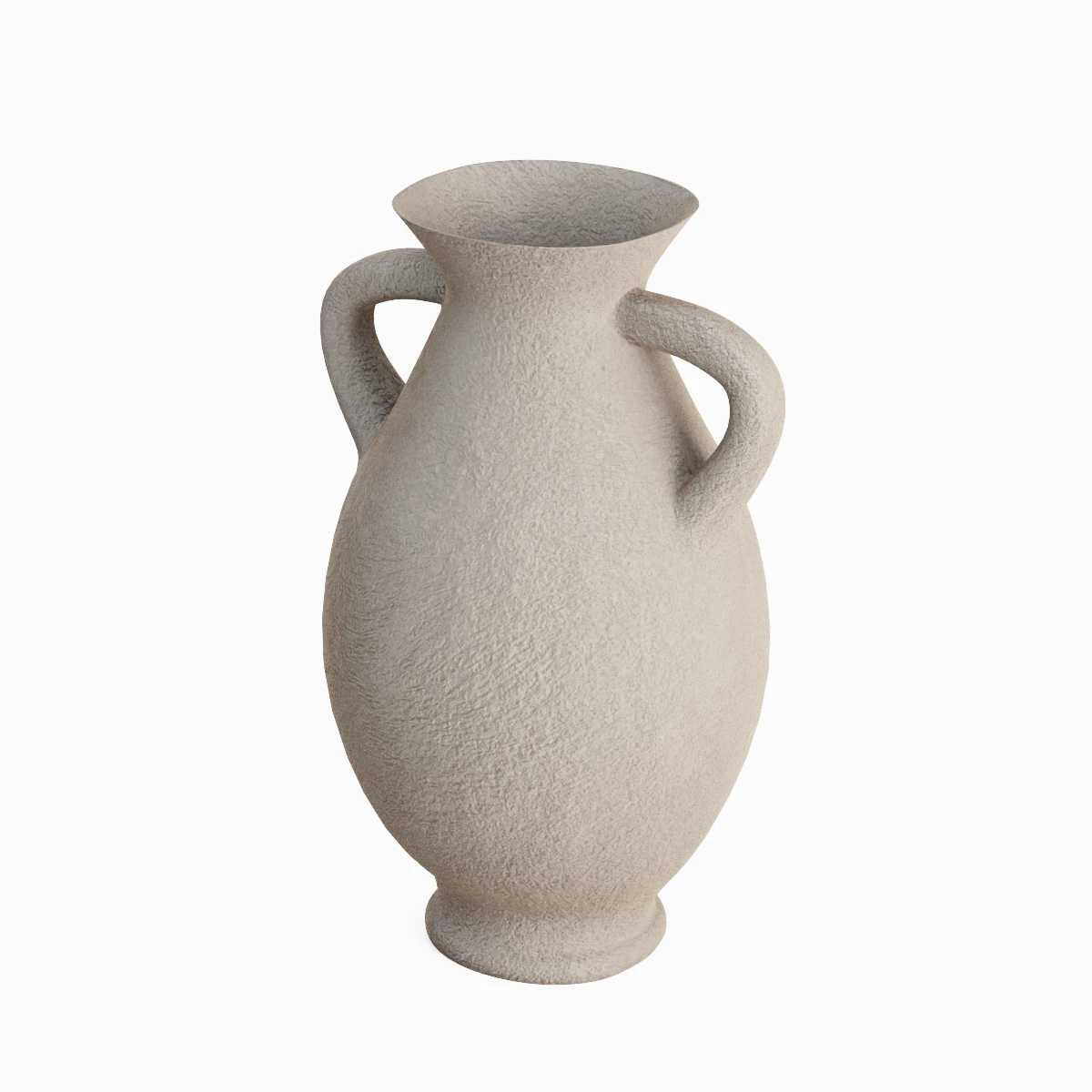 Clay Vase 01 3D Model .c4d .max .obj .3ds .fbx .stl .blend 