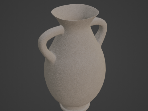 Clay Vase 01 Modèle 3D