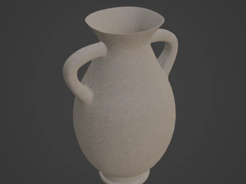 Clay Vase 01 3D Model