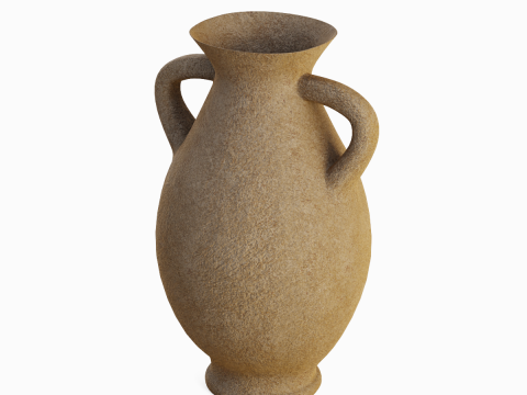 Clay Vase 02 3D Модель