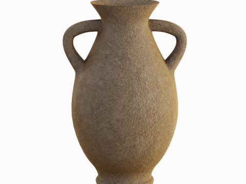 Clay Vase 02 3D Model