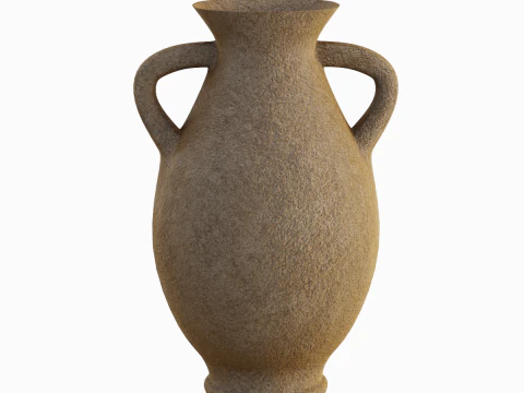 Clay Vase 02 3D Model