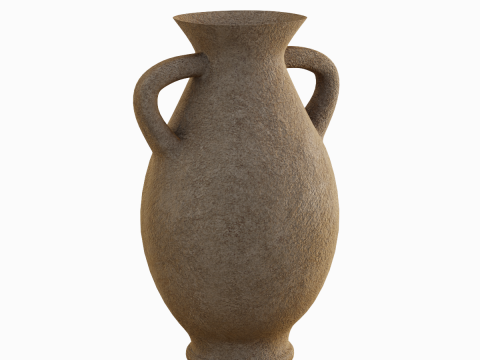 Clay Vase 02 3D Model