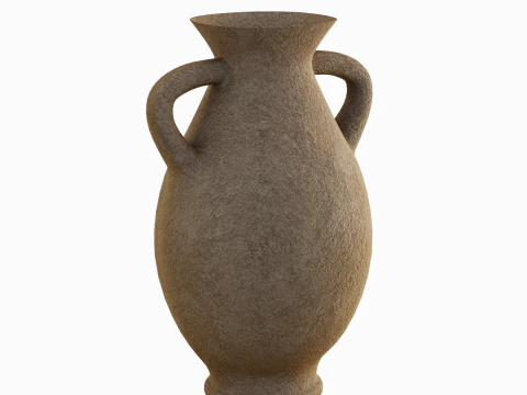 Clay Vase 02 3D Model