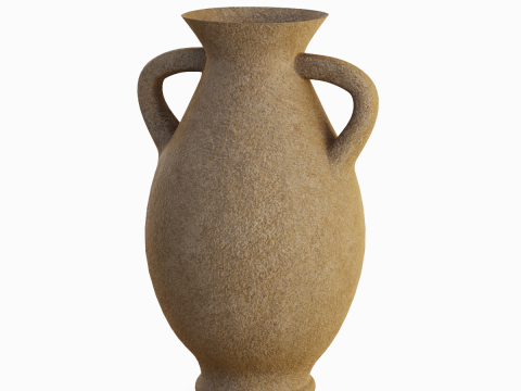 Clay Vase 02 3D Model