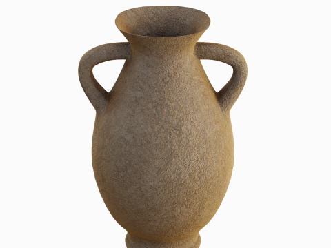 Clay Vase 02 3D Model