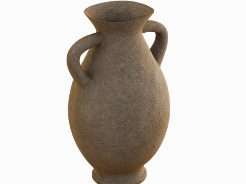 Clay Vase 02 3D Model