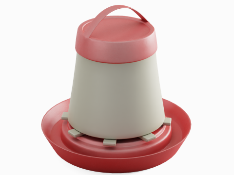 Feeder for Chickens 01 3Dモデル