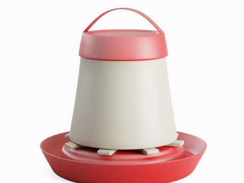 Feeder for Chickens 01 3D 模型