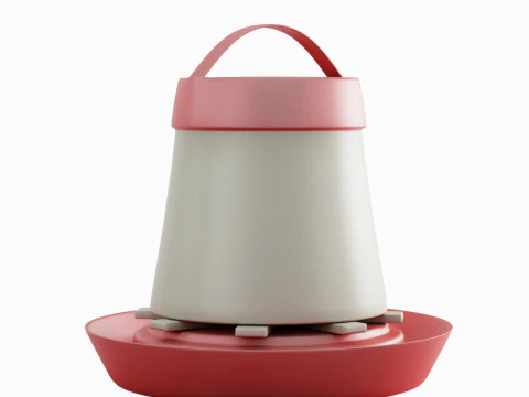 Feeder for Chickens 01 3D Model