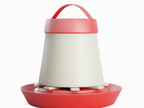 Feeder for Chickens 01 3D 模型