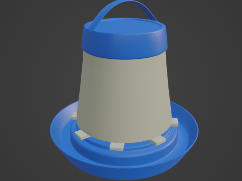 Feeder for Chickens 02 3D मॉडल