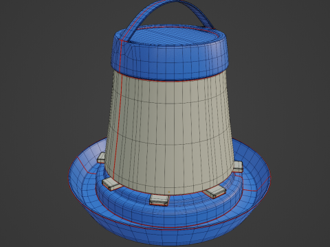 Feeder for Chickens 02 3D मॉडल