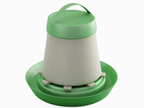 鸡喂食器 03 3D 模型