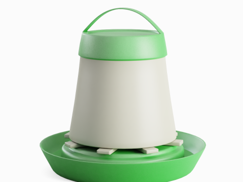 Feeder for Chickens 03 3D Model