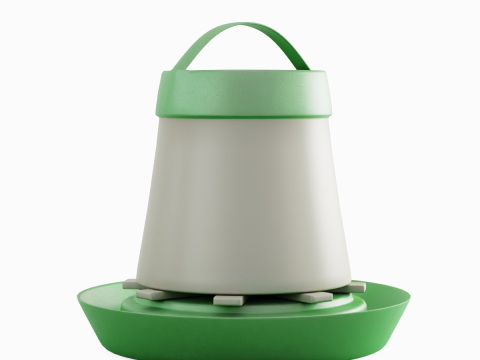 Feeder for Chickens 03 3D Model