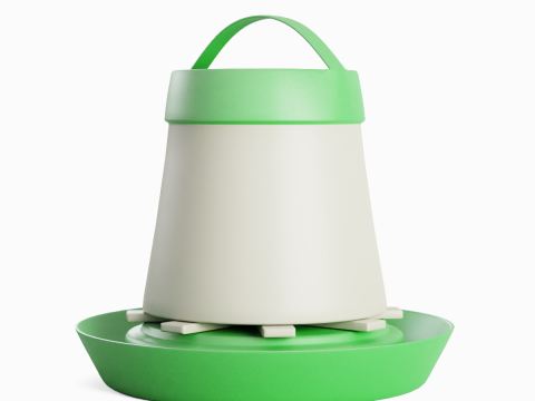 Feeder for Chickens 03 3D Model