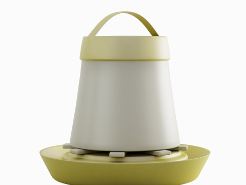 Feeder for Chickens 04 3D Model