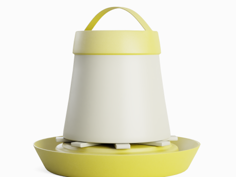 Feeder for Chickens 04 3D Model