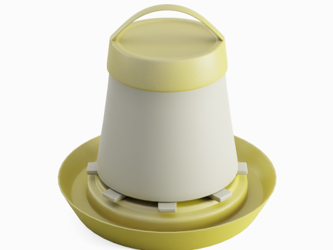 Feeder for Chickens 04 3D Model