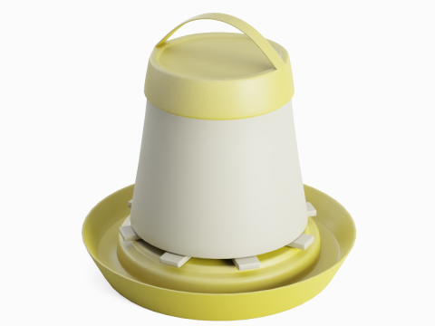 Feeder for Chickens 04 3D Model