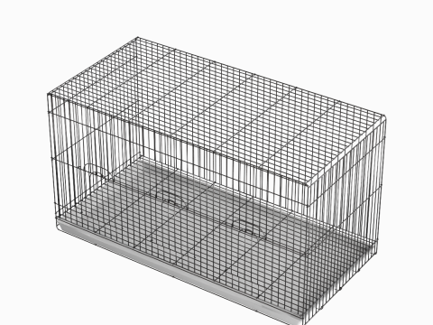 Large Birdcage 01 3Dモデル