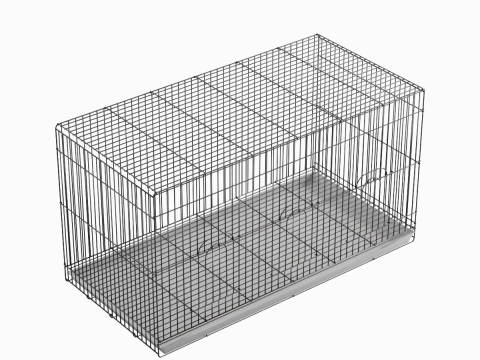Large Birdcage 01 3D Модель