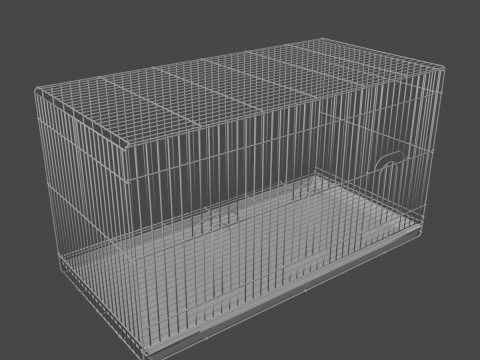 Large Birdcage 01 3D Модель