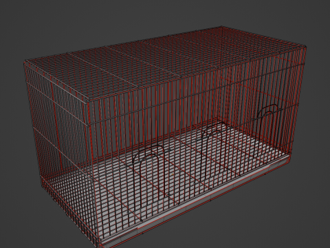 Large Birdcage 01 3D Модель