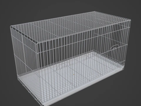 Large Birdcage 02 3D Model
