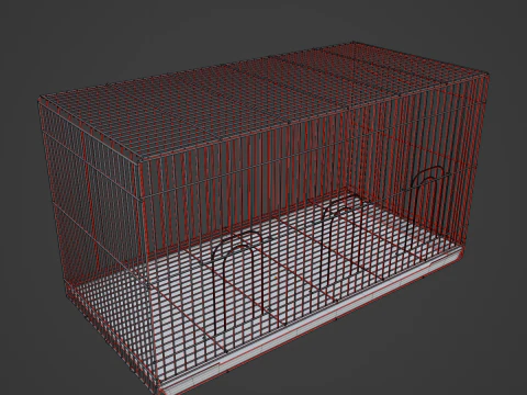 Large Birdcage 02 3D Model