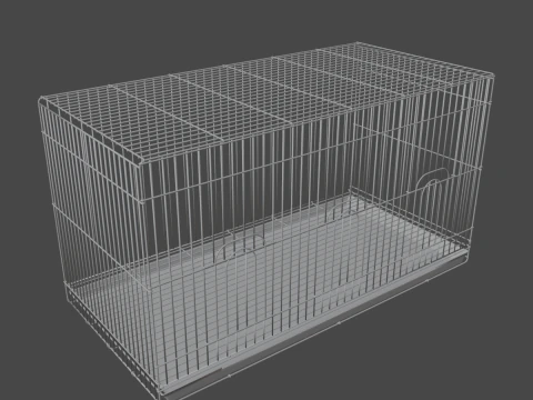 Large Birdcage 02 3D Model
