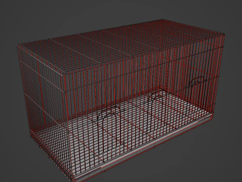 Large Birdcage 02 3D Model