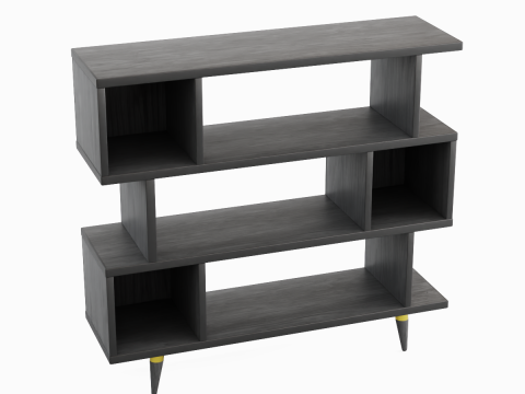 Modern Bookshelf 03 3D Model