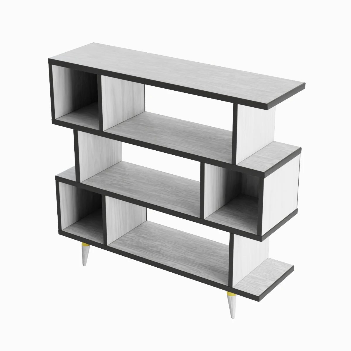Modern Bookshelf 04 3D Model .c4d .max .obj .3ds .fbx .stl .blend 