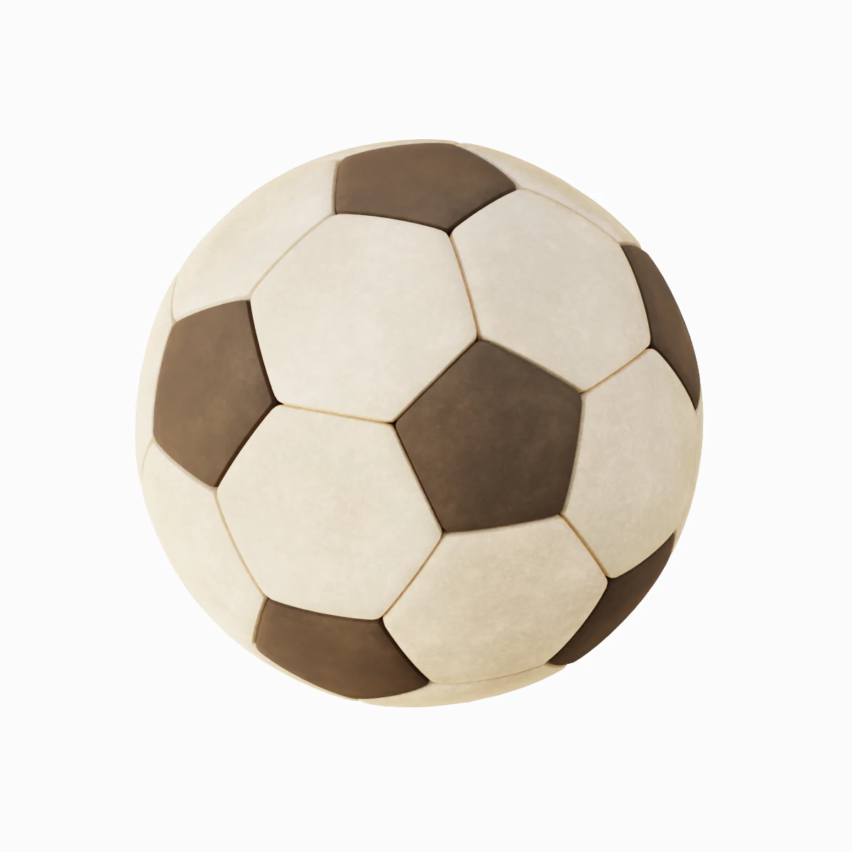 Old Leather Soccer Ball 03 3D Model .c4d .max .obj .3ds .fbx .stl .blend