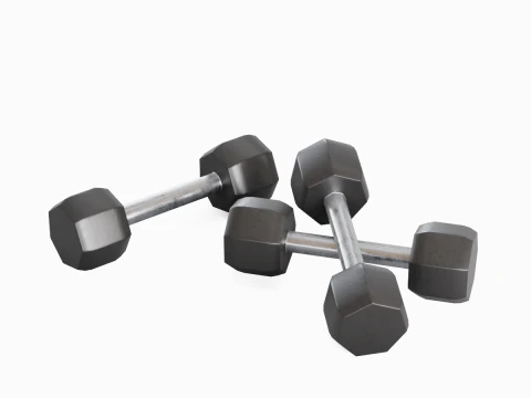 Manubrio in acciaio 01 Modello 3D