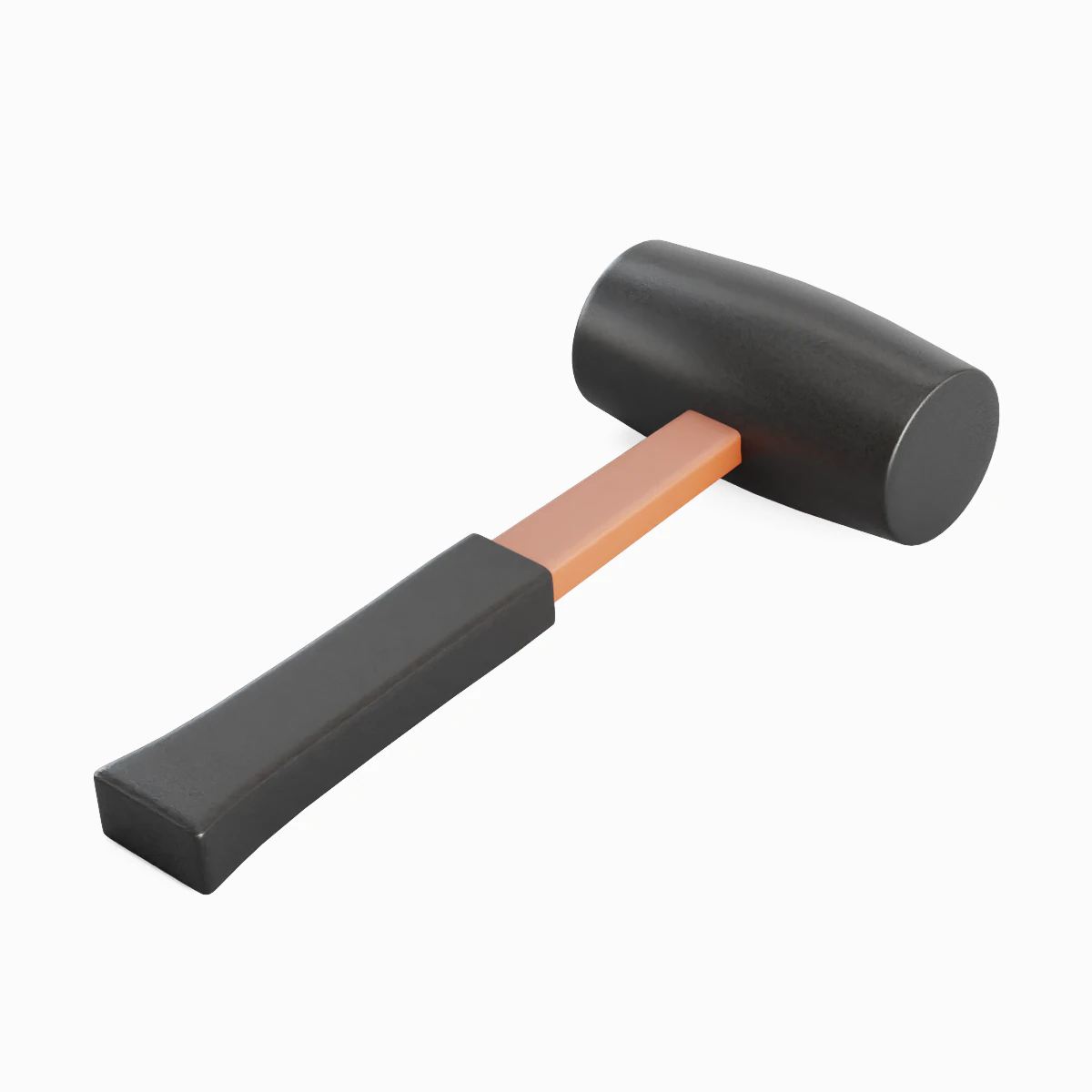Rubber Mallet 01 3D Model .c4d .max .obj .3ds .fbx .stl .blend 