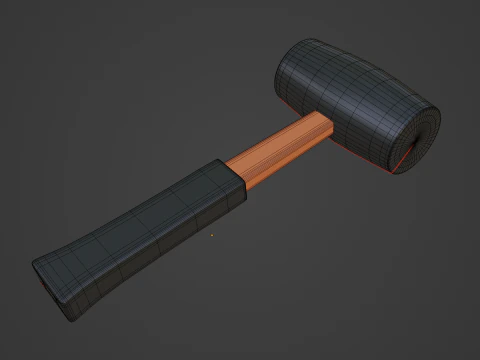 Rubber Mallet 01 3D Model