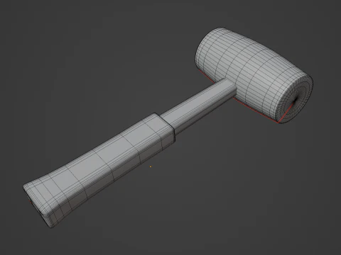 Rubber Mallet 01 3D Model